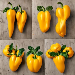 7 РОТ БРЕЙН СТРЕЙН ЖЕЛТЫЙ (7 РОТ BRAIN STRAIN YELLOW), Capsicum chinense. Различные сорта острого перца